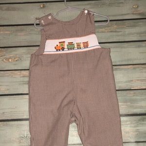 Anavivi Smocked Train Longall -12M- EUC